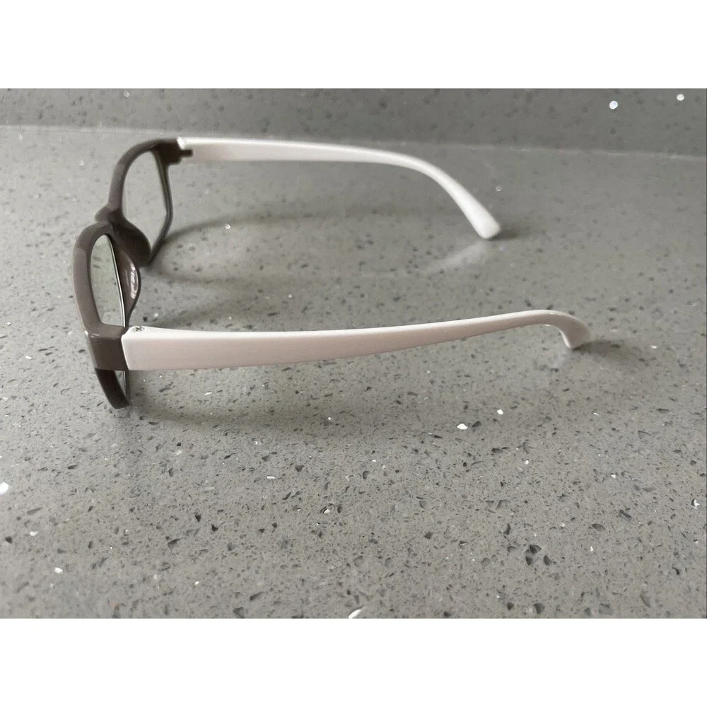 Eyebuydirect Danny 53-17-138 C4 Rectangle Gray Eyeglasses FRAMES ONLY White